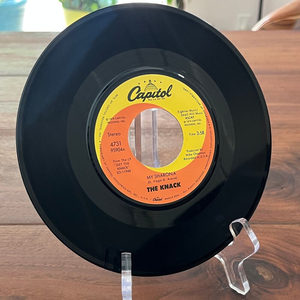 The Knack My Sharona / Let Me Out 45rpm 7" 1979 Capitol 4731 95895